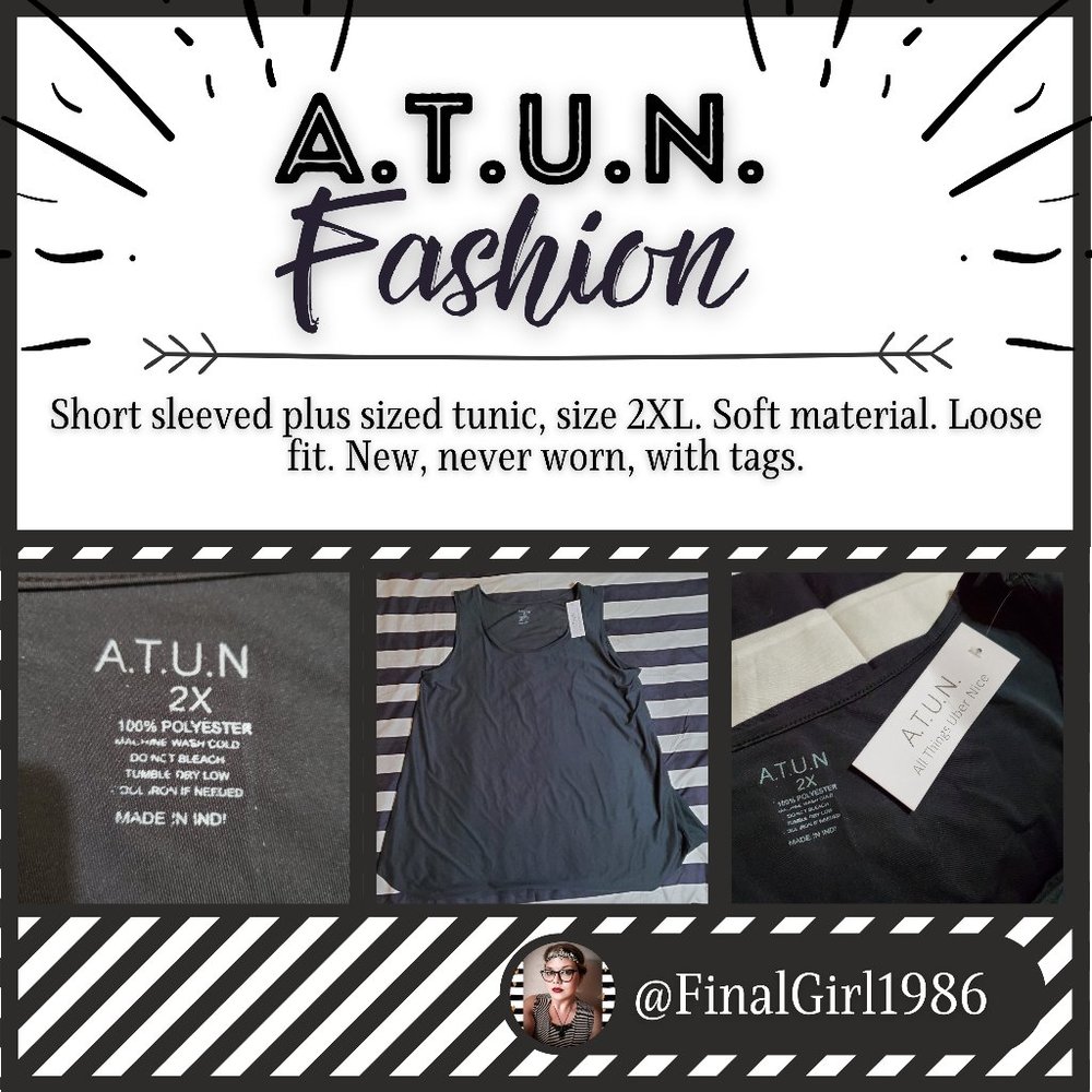 Black ATUN Tank Tunic